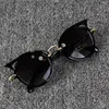 Cat Eye Kids Sunglasses Boy Girl Modna ochrona UV Ochrona słońca Kieliszki Proste urocze okulary rama dziecięce okulary letnie plaża Akcesso5550098