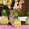 50 pcs Grandes Caixas de Favor de Abacaxi Tropical Tema Festa de Casamento Caixas de Bombons de Aniversário Doce Doces Caixa de Suprimentos de Eventos