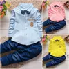 Primavera Autunno Ragazzi Set di abbigliamento per bambini Camicia Pantaloni Completi Completi per bambini Vestiti per bambini