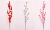 115 cm 200 pcs Cerisier Artificiel Printemps Prune Fleur De Pêche Branche Soie Fleur Arbre Pour La Décoration De Fête De Mariage blanc rouge jaune rose 5 couleur