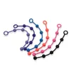 Anal Beads Chain G-spot 24cm anal balls Bead Chain Butt Plug silicone anus sex toy for couples lover sexy games S924