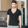 Zomer Stijl Diepe V-hals T-shirt Mannen M3XL Mode 2018 Merk Heren Tee Shirts Korte Mouw Hiphop Casual T-shirts voor Mannen DT3793821039