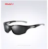 Atacado Óculos de sol esportivos polarizados UV 400 para homens e mulheres Beisebol Corrida Ciclismo Pesca Golfe Tr90 Armação durável