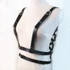 Ceinture de taille en cuir pour femmes, Punk Rave Rock, harnais Sexy, Harajuku gothique, sangles holographiques pour le corps, 2018