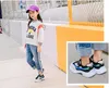 Scarpe per bambini alla moda Scarpe da ginnastica per bambini coreane più recenti Deodorizzazione in tessuto netto Scarpe sportive da corsa atletiche traspiranti Scarpe per il tempo libero per neonati
