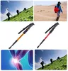 Bâtons de randonnée professionnels en alliage d'aluminium, avec béquilles absorbant les chocs, fournitures de randonnée pour voyages en plein air