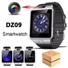 DZ09 Smart Watch GT08 Zegarki Wristband Android Watch Smart Sim Inteligentny GSM Telefon komórkowy Sleep State SmartWatch z pakietem detalicznym