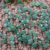 Tanie zielone aventuryn naturalne kamienie szlachetne 50pcs kształt gwiazdy 6 5 6 5 mm luźne koraliki do biżuterii DIY Making kolczyki Naszyjnik Bra301i