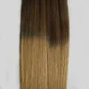 Fita de trama de pele em extensões de cabelo humano T627 Ombre Cor 25g por peça 40 peças de cabelo humano reto Ombre Extensões de cabelo de trama de pele2531543