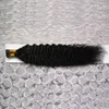 I tip hair extension deep curly fusion hair extensions 100s keratin Human hair extension curly