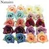 100PCS DIY High Quality Artificial Silk Flowers Head For Home Wedding Party Decoration Wreath Gift Box Scrapbooking Fake Flowers C18111501