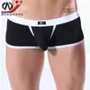 Wang Jiang 속옷 남자 권투 선수 반바지 면화 열린 전면 섹시 mens 복서 음경 남성 복서 쇼트 브랜드 낮은 허리 팬티