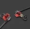 Oortelefoon Fone de Ouvido QKZ DM8 Auriculares Audifonos Mini Originele Hybride Dubbele Dynamische Driver in-Ear Oortelefoons