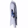 Fashion Chinese Men Men Casual Shirt Wash Paint-Butfly imprimé Camisa masculino plus taille 3xl 2 couleurs Men Dress Shirt4575034