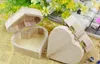 Hot Storage Box Heart Shape Wood Jewelry Box Wedding Gift Makeup Cosmetic Earrings Ring Desk Rangement Make Up Wooden Organizer PH1