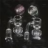 Rökning Terp Slopper Banger Domeless Quartz Nails Polished Joint Dab Rigs Convenien för att använda glas bongs