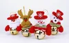 Christmas Tree Decoration Accessories Santa Claus Snowman Doll Pendant Christmas Supplies Bells Hanging Party Charm