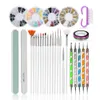Kit de nail art professionnel Ensembles de soins de la manucure Ornection Ordre des ongles Complete Traitements Salon Peinture Dotting Pen Tools
