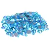 البيع الساخن A ++ جودة Aquamarine AB Glass Crystals Strass Stontes Hotfix Rhinestons