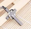 Bible Cross Single Circle Pendant Necklace Fashion Titanium Steel Men's Necklaces Hot Sales New 20pcs/lot