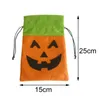 Creative Halloween Pumpkin Ghost Kids Dolcetto o scherzetto Sacchetti di caramelle Borsa con coulisse regalo gatto nero non tessuto Giocattoli per bambini di Halloween