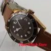 Wristwatches 41mm Coffee Sterial Dial Gold Marks PVD Case Sapphire Glass MIYOTA Automatic Men's Watch217x