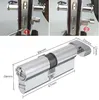 Door Lock Copper Locking Security Core Door Cylinder with 3 keys door lock Cylinder for interior doors