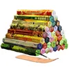 3/4/6/9/12Boxes tibetan Incense Stick With Plate Indian Incense Multiple Flavor Mixed Package sandalwood incense S $