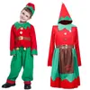 Bébé tenues de Noël garçons filles elfe de Noël avec bandeau ensembles automne Boutique enfants cosplay ensembles de vêtements C5393