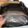 100% pizzo francese svizzero base q6 capelli maschili sistema toupee per uomo sistema di sostituzione piccoli nodi sbiancati