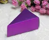 100 PCS new creative foil triangle cake gift box birthday parties, wedding and engagement gift box