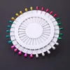 360 stks / pack Kleurrijke Teardrop Vormige Pearl Hoofd Pinnen Bruiloften Corsage Naaien Voor DIY Sieraden Bevindingen Componenten