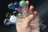 Le plus récent pas cher coloré Pyrex verre brûleur à mazout tuyau verre Tube huile ongles verre fumer tuyau d'huile