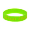 100PCS Alert Wheat Allergy Silicone Rubber Bracelet Carry This Message As A Reminder in Daily Life