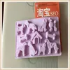 Kinds of dogs dog home mousse Cake Mold Silicone Mold For Handmade Soap Candle Candy chocolate baking moulds kitchen tools ice mol3105503