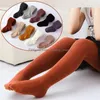 Novas Crianças Meninas Calças Estrelas Verticas Leggings Miúdos Algodão Apertado Menina Malha Dança Meia Crianças Bottoms Bottoms Meninas Pantyhose Y304