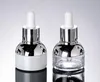 30ML الزجاج الشفاف زجاجات القطارة فارغة الزيوت العطرية زجاجة عطر النساء حاوية مستحضرات التجميل الصغيرة التغليف SN1285