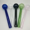 20 CM Gerade Glas Pyrex Ölbrenner Rohr Klarglas rauchtabak Glasrohr Bubbler vaporizer tabakpfeifen kostenloser versand