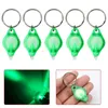 100 pièces porte-clés anneau lumière blanc rouge vert UV LED Mini lampe torche Micro LED porte-clés porte-clés lampe de poche Mini Lamp1259137