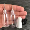 Nuove bottiglie contagocce in plastica da 10 ml con punte in metallo Bottiglia vuota con ago Contenitore in plastica PET liquido per Vapor E Juice9201554