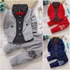 Spring Automne Enfants Vêtements Ensemble 2018 Nouvelle Mode Baby Boys Marée Shirt Fake Trois-Pièces Vêtements Vêtements Enfants Ensembles de vêtements pour enfants