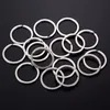 1000PC / BAG 30mm Flat Split Ringkontakter Järn Silver Antik Bronsnyckel Ringar Cirkel för Keychain DIY Gör Hitta tillbehör Connector Partihandel