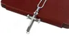 Stainless Steel Chain 3 Layer Knight Cross Pendant Necklace Silver Gold Black Color Mens Necklaces Jewelry Gifts