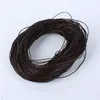 100metrslot 100 Real Genuine Brown 3 sizes Round Oxhide Real Leather Thong Gorgeous Bracelet Necklace Cords Wire Jewelry DIY Mak2518283