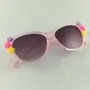 Baroque Cat Eye Kids Sunglasses With Flower Children Sun Glasses Girl Pretty Shade Eyewear UV400 5 Colors Whole264Z