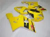 Kit de carénage de haute qualité pour SUZUKI GSXR600 GSXR750 04 05 K4 aftermarket GSX-R600/750 2004 2005, ensemble de carénages jaune noir ZZ22