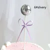 Cake Toppers Bannière pour Cupcake Wrapper Cuisson Cuisinière Bar à Tea Party Bar Sweetheart Table Décoration Baby Douche Douche Saisisselles Brillant Ballon