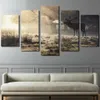 5 Stuks Canvas Schilderij voor woonkamer home decor Winter herten Posters HD Prints wall art picture9576957