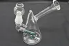Bongs en verre de plate-forme pétrolière de tasse en verre de haute qualité Dab Rigs 14mm mâle perc tuyau en verre Bong