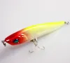 Dudaklı Gerçekçi Balık Bas Balıkçılık cazibesi 8 cm 15g 6 # BKB Kancalar Minnow Wobbler Lazer Kalem Swimbaits dray Catfish bait